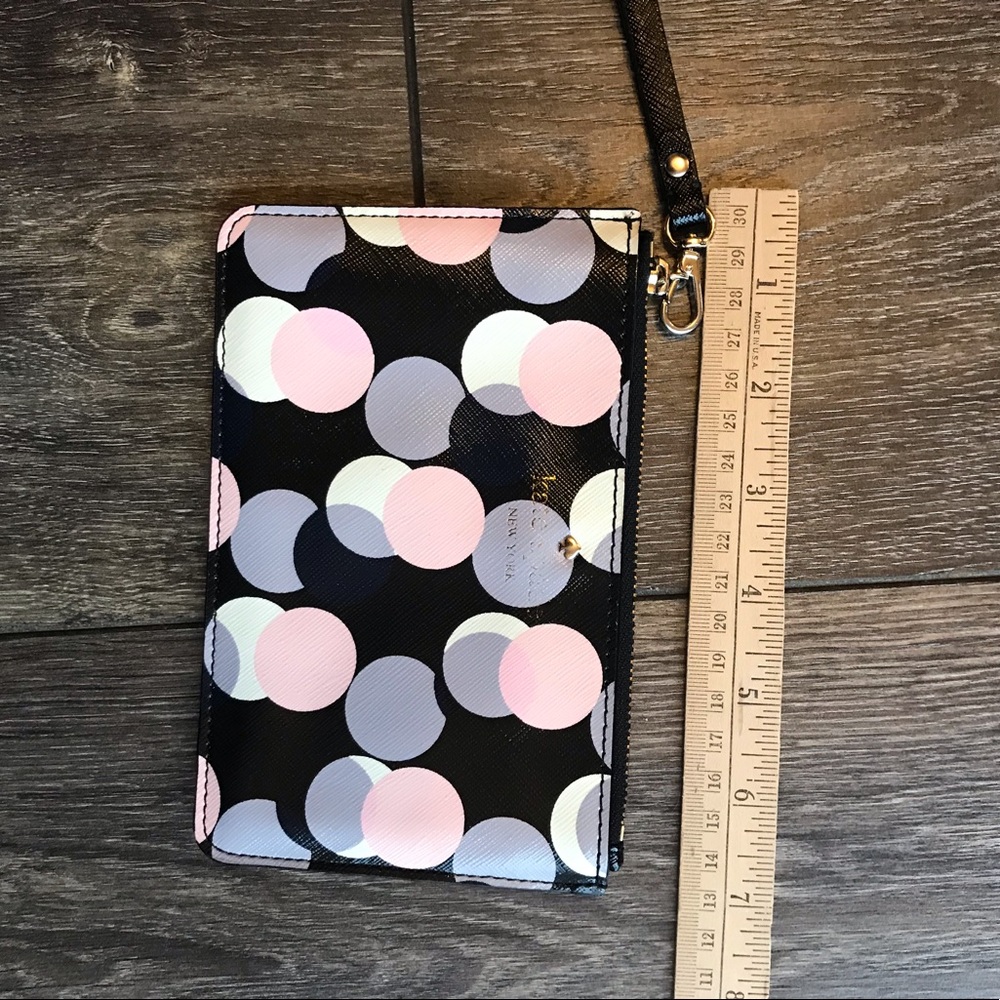 Kate Spade Wristlet polka dot